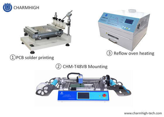 Самая горячая линия машина SMT принтера 3040 восковки/CHMT48VB SMT Pnp/печь 420 Reflow