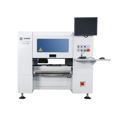 Настольная SMT машина для установки компонентов Genius 4 Heads CHM-650 с 50 питателями