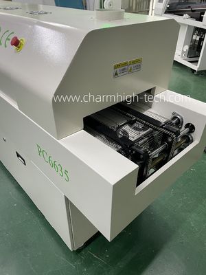 CHM-PC6635 Бессвинцовая перекачивающая печь с ПК-контролем 6 температурных зон и нагревательной зоной 2200*350 мм для SMT-полей