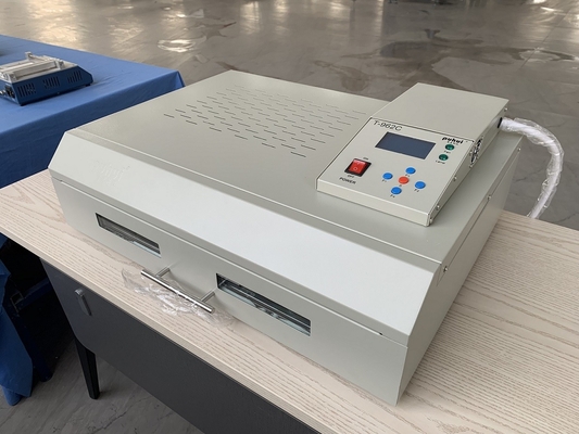 Высокая точность 0201 Настольная линия сборки ПКБ 4 головки CHM-551 SMD Pick and Place Machine Reflow Oven T962C