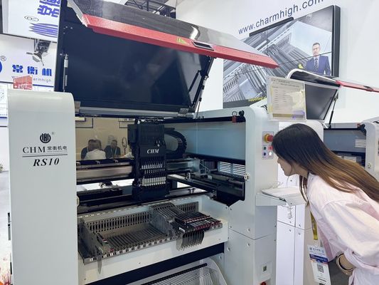 Двойной линейный двигатель Charmhigh RS10 Магнитная подвеска SMT Pick and Place Machine