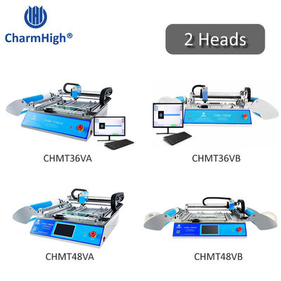 Charmhigh Desktop 2 Heads SMT Pick And Place Machine Производство небольших партий Прототипирование Исследование Преподавание