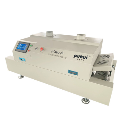 Печь Puhui T-961S печи 1000*350mm Reflow экрана касания T961S паяя, зона температуры 6