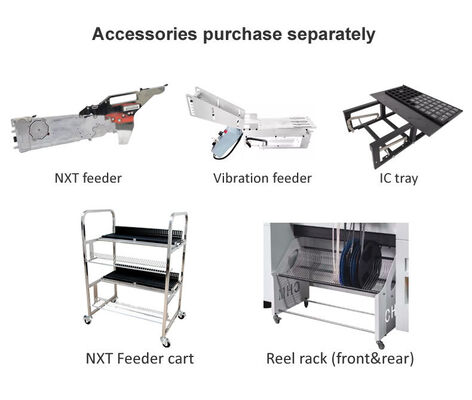 Лучший продавец 6 голов TC06 Pick and Place Machine Литой железный каркас SMT Чип монтер