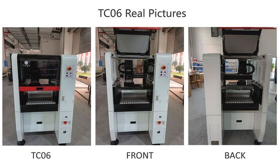 Лучший продавец 6 голов TC06 Pick and Place Machine Литой железный каркас SMT Чип монтер