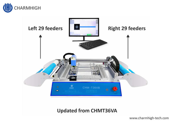 Машина CHM-T36VB Chmt36va Smt двойным управлением ПК фидеров стороны 58 настольная