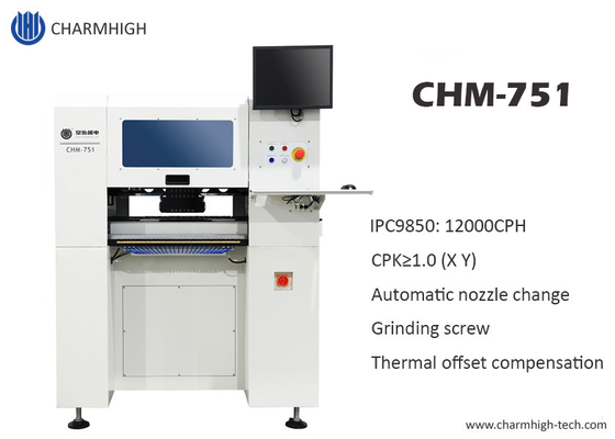 Автомобиль прокладывает рельсы меля машина CHM-751 Charmhigh собрания PCB винта 6 голов