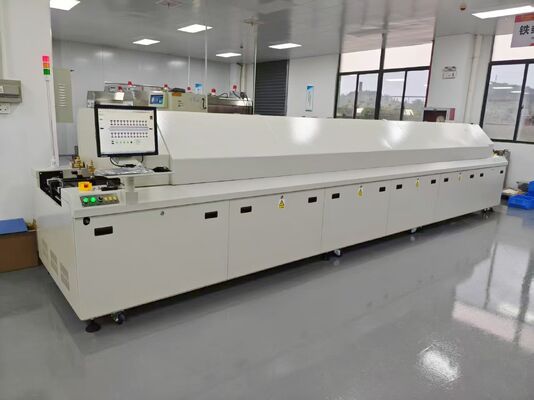 12-зонная без свинца SMT печь оплавления CHM-PC1260 для пайки оплавлением 4680x600мм